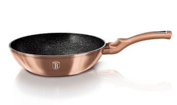 Berlingerhaus Vok ponev z marmorno površino BH-1512 28cm Rosegold Metallic Line