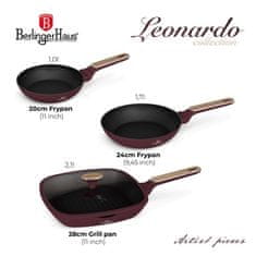 Berlingerhaus Komplet ponev s titanovo prevleko BH-8304 4 pcs Leonardo Nordic Collection