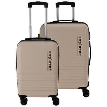 ProWorld Komplet potovalnih kovčkov KO-DG4700150 2 pcs dark gray