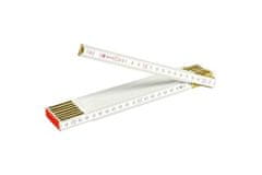 Enpro Zložljivi ravnilo 700300 Folding wooden tape measure PROFI, CE, white, 1 m