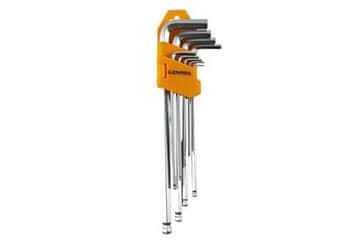 Enpro KOMPLET imbus ključev 703224 SET of hex keys with ball 1.5 - 10 mm, 9 pcs, extended, CrV,