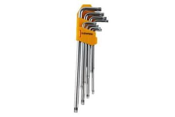 Enpro Komplet L-ključev Torx 703225 Set of L-keys torx CrV extended T10 - T50 9 pcs,