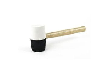 Enpro Gumijasto kladivo 704065 Rubber mallet, 65 mm, black - white, wooden handle,