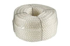 Ostatní Vrv EURO tools 151051 Nylon rope, 10 mm x 50 m, white
