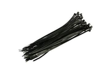 Ostatní Vezalni trakovi Euro Tools V24026 Cable ties, 140 x 3 mm, 100 pcs, black