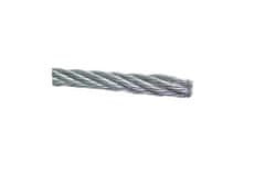 Ostatní Kabel Euro Tools 151105Q Galvanized steel cable, 4 mm x 150 m