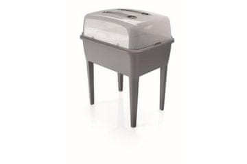 Prosperplast Sejalnik 150511 RESPANA PLANTER SET, 82 x 38.7 x 77 cm, gray stone