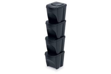 Ostatní Koš za smeti EURO tools 139195 Waste bins, 4 x 25 l, SORTIBOX IKWB20S4 405U
