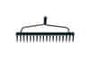 Grablje EURO tools 139551 Metal rake, 18 teeth, with reinforcement
