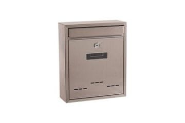 Ostatní Poštni nabiralnik EURO tools 150209 Stainless steel mailbox, 310 x 260 x 90 mm