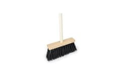Ostatní Metla EURO tools 139716 Sidewalk broom, 250 x 60 mm, with 120 cm handle, 12 cm pile, black