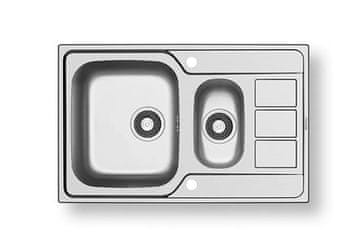 PYRAMIS Kuhinjsko korito iz nerjavečega jekla ATHENA EXTRA (70x50) 1 1/2B 1D (107163901)