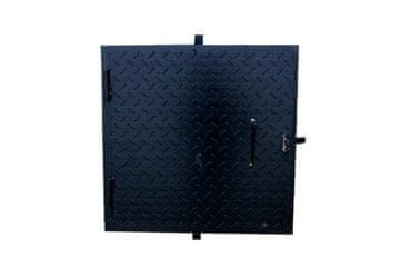 Ostatní Pokrov jaška EURO tools 151505001 Manhole cover, 50 x 50 cm, black