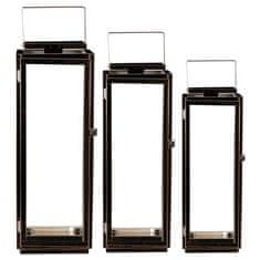 Autronic Svetilka Lantern - thin metal frames, copper color, price for a set of 3 pieces (JL366 COP)