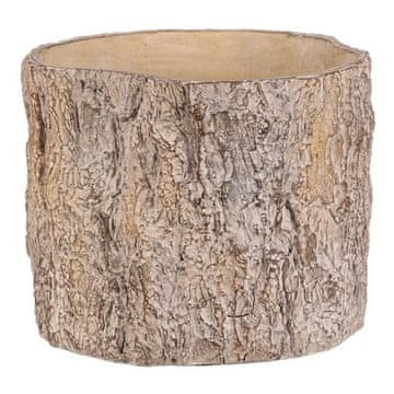 Autronic Embalaža za rože Concrete cover - imitation wood bark, size L, brown (BMO3614-L)