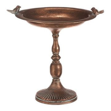 Autronic Kovinsko stojalo Metal stand - 46 cm, arrangement stand, with birds, copper (FUP546)