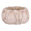 Embalaža za rože Concrete cover - flower shape, size L, beige-gray (BMO3600-L)