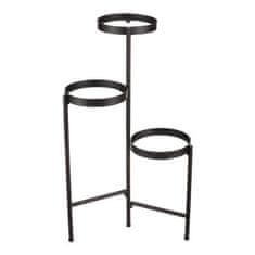 Autronic Stojalo za rože Flower stand - 3 tier, metal with glass (FA23-016)