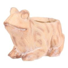 Autronic Embalaža za rože Frog - flower box, magnesium, wood imitation (SM505)