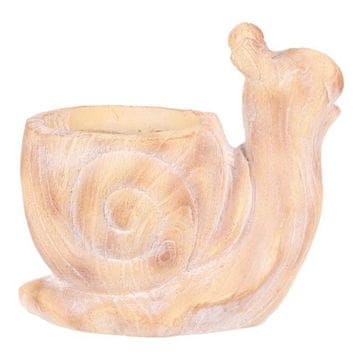 Autronic Embalaža za rože Snail - flower container, magnesium, wood imitation (SM504)
