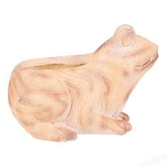 Autronic Embalaža za rože Frog - flower box, magnesium, wood imitation (SM505)