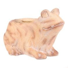 Autronic Embalaža za rože Frog - flower box, magnesium, wood imitation (SM505)