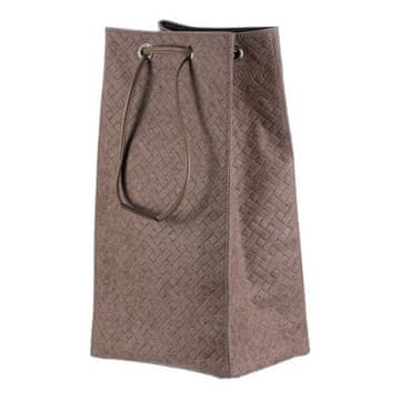 Autronic Koš za perilo Laundry basket - fabric, drawstring, brown color (DT3011 BRN-L)