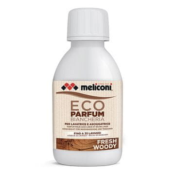 Meliconi Koncentrat za pralni stroj 621031, ECO perfume fresh woody, concentrated, for washing machines and dryers, 250 ml, Made in Italy
