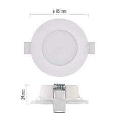 Emos Vgradna svetilka ZV1163 LED LORI 4.5W 345LM IP65 CCT white