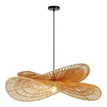 Immax Viseča svetilka (08266L) BOHO MARIPOSA D80cm, E27, natural jute