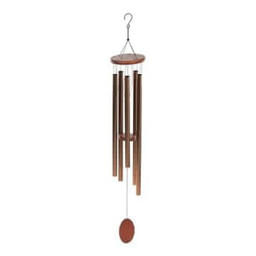 Autronic Vrtni okraski Chime - metal tubes, wooden accessories, copper (ZV1015)