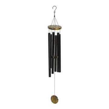 Autronic Vrtni okraski Chime - metal tubes, wooden accessories, brown (ZV1013)