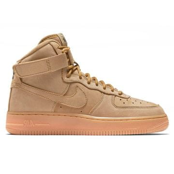 Nike Čevlji rjava 38.5 EU Air Force 1 High Flax GS 922066 203