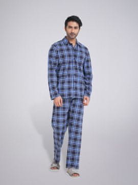 PANTONECLO Moški karirasti komplet za spanje
