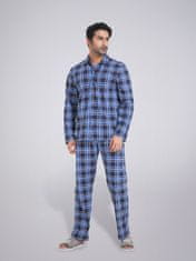 PANTONECLO Moški karirasti komplet za spanje , L