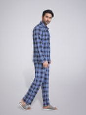 PANTONECLO Moški karirasti komplet za spanje , L
