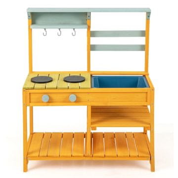 Northix Lesena blatna kuhinja 75x36x92 cm rumena