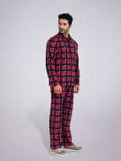 PANTONECLO Moški karirasti komplet za spanje , L