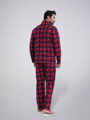 PANTONECLO Moški karirasti komplet za spanje , L