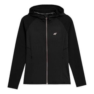 4F Športni puloverji črna 168 - 171 cm/M H4Z21BLDF01220S