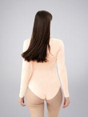 LEAFLETIC Ženski dolg Rokav Bodysuit z Gumbi, L