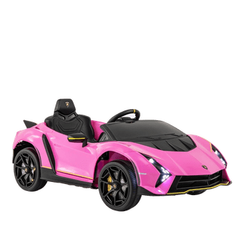 Northix Električni otroški avto Lamborghini z daljinskim upravljalnikom, LED lučmi in rogom
