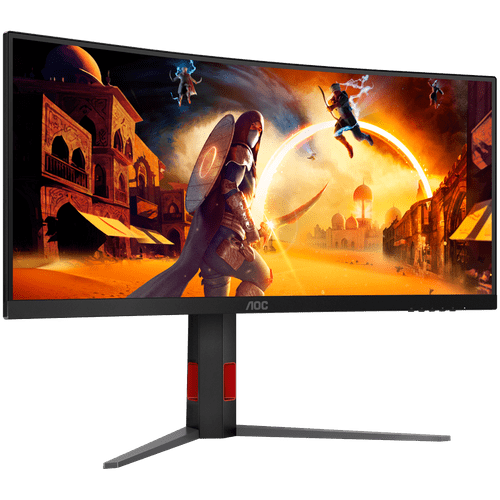 AOC Gaming monitor priključki in stojalo
