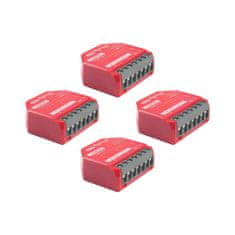 Shelly Rele 1PM Gen4 pakiranje od 4 maks. 16A 1-kanalna merilna funkcija WLAN Matter Zigbee Bluetooth