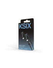 Ksix ultrahiter kabel USB-C na USB-C, 60W, pleten, ojačani konektorji, 1 m, črn