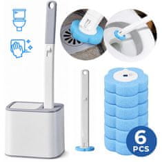 Cool Mango Krtača za wc školjko (6 gobic) – Ninjatoilet