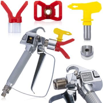 Rosfix Set Brizgalna Pištola z Glavo 517 – 248 bar, 1/4"" in 7/8"" Navoj, Filter, 4 l/min | Za Agregate