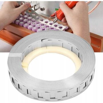 Rosfix Nikljan Jekleni Trak 25,5x0,15 mm – Za Varjenje Členkov | Dolžina 1 m, Debelina 0,15 mm, Prevleka 1,5 μm | Industrijska Uporaba