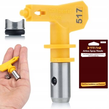 Zenthril Zenthril Set Brizgalna Glava EasyPerformance 517 – 25 cm Širina, 0,017"", Za Akril in Lateks | Za Visokotlačne Agregate