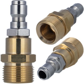 Rosfix Adapter za Visokotlačni Čistilnik M22 na Snel Spojko 1/4"" – 14 mm Trn, M22x1,5 mm Gewind